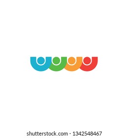 teamwork symbol element people symbol partners