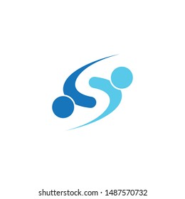 Teamwork symbol vector icon illustration