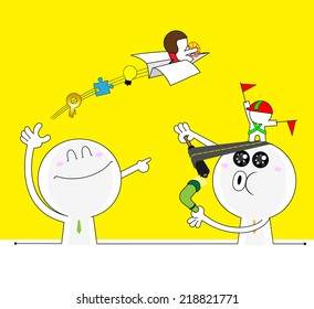 Teamwork : Transmitting correct messages