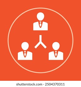 Teamwork trendy icon inventive abstract vector illustration colorful artwork beautiful design.eps