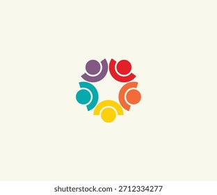 Teamwork  Unity People Logo Design