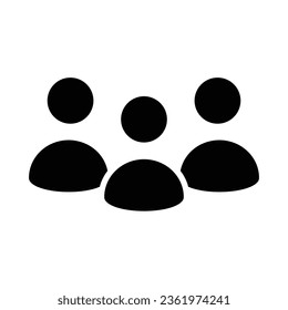 Teamwork Vector Glyph Icon For Personal And Commercial Use.
