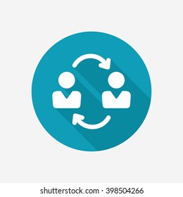 Teamwork vector icon
