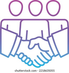 Icono vector de trabajo en equipo. Se puede usar para imprimir, móviles y aplicaciones web.