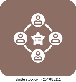 Teamwork vector icon. Can be used for printing, mobile and web applications.