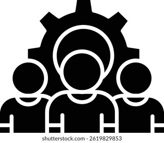 Teamwork vector icon. Can be used for printing, mobile and web applications.