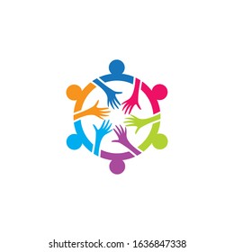Teamwork vector icon illustration design