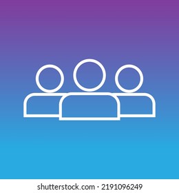 Teamwork vector icon. Illustration Logo Template.