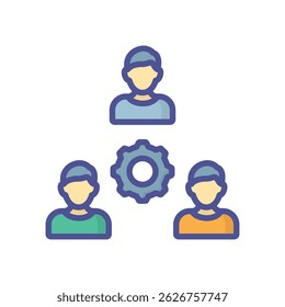 Teamwork Vector icon which can easily modify or edit 

