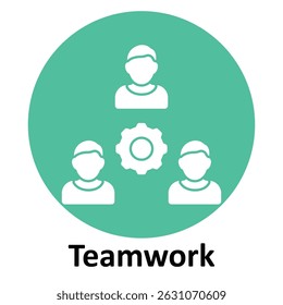 Teamwork Vector icon which can easily modify or edit 