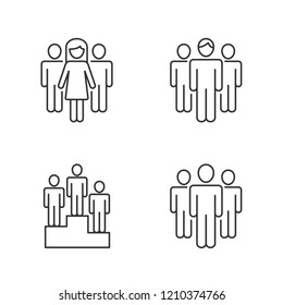 Teamwork vector icons