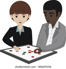 Teamwork - Vector Illustration