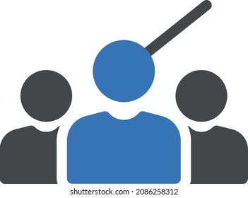 ilustración vectorial de trabajo en equipo aislada en un fondo transparente. iconos vectoriales de glifo para el concepto o gráficos web.