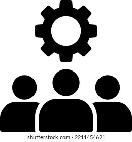 teamwork Vector illustration on a transparent background. Premium quality symmbols. Glyphs vector icons for concept and graphic design. 

