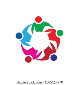 Teamwork vector Template business logo 