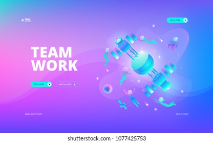 Teamwork web banner