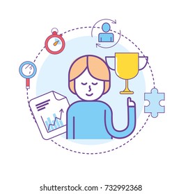teamwork and woman with laptop media technology