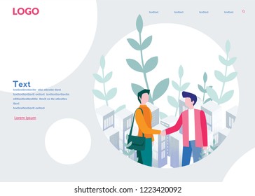 Teamwork is working together, Successful hipster team in the city, business porters a successful team, investor, financing of creative projects. businessman  handshake, Business start up idea.