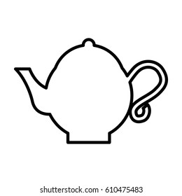 teapot asian isolated icon vector illustration design