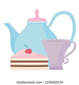 teapot and cake design