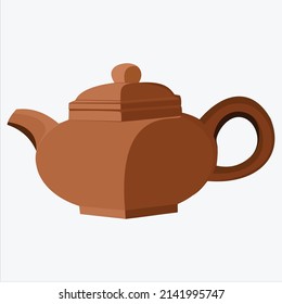 Teapot clay container tradition icon