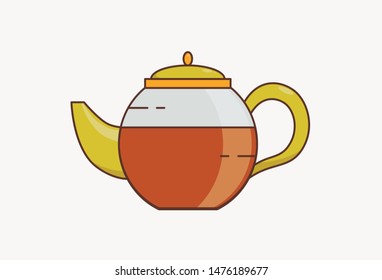 Teapot - Colorful icon - Tea icon set