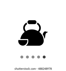 Teapot with cup