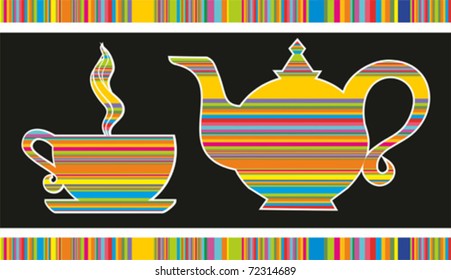 teapot and cup