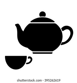 teapot and cup icon