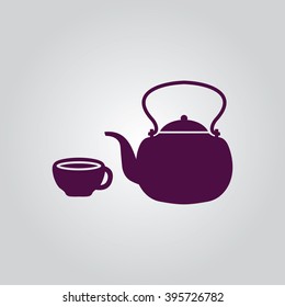 The teapot and cup icon