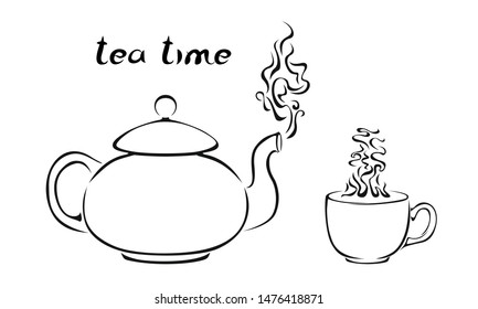 18,013 Tea pot outline Images, Stock Photos & Vectors | Shutterstock