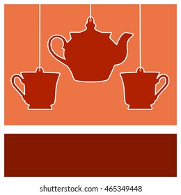 teapot and cups