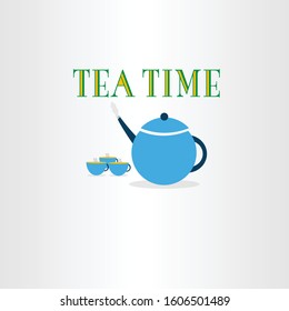 Teapot with Cups Design for your Tea Brand