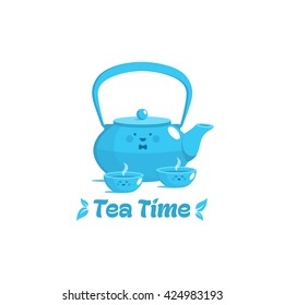 teapot, cups, tea set