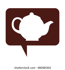 teapot cute isolated icon vector illustration design
