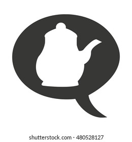 teapot cute isolated icon vector illustration design