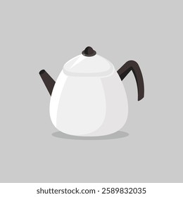 Teapot design illustration character design