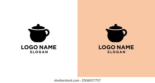 teapot design logo, teapot logo silhouette