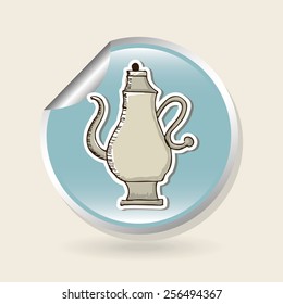 teapot design, vector illustration eps10 graphic 