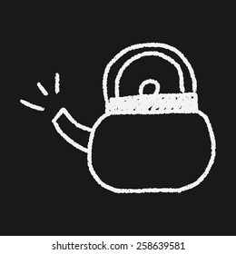 Teapot doodle drawing