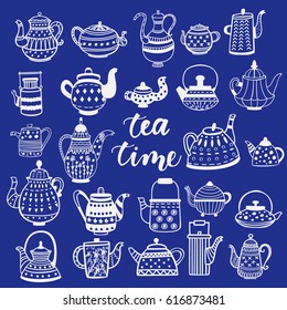 teapot drawing isolated icon vector illustration design