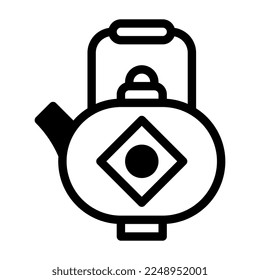 Teapot dualtone Illustration Vektorgrafik und Logo neues Jahr Symbol perfekt. Symbol aus der modernen Kollektion für Web. Schönes Design perfekt.