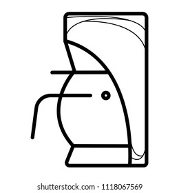 Teapot or electric kettle icon
