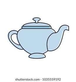 teapot elegant isolated icon