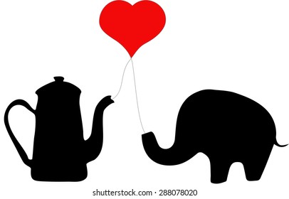 Teapot and elephants