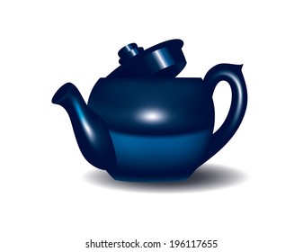 Teapot. Eps10 Illustration.