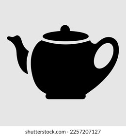 Teapot flat vector icon. trendy style illustration on white background..eps