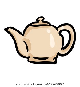 Teapot - Hand Drawn Doodle Icon
