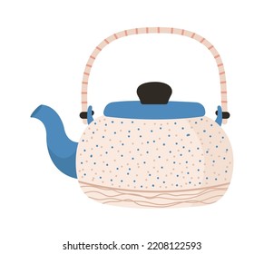 Teapot with handle Kitchen icon. Vector illustration