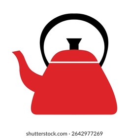bule de chá com identificador de desenho de vetor